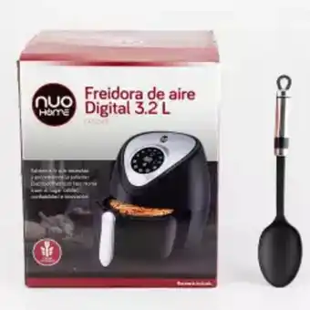 Home Sentry Freidora aire nuo home 3.2 lt digital negra gratis cuchara expressions oferta
