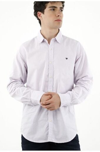 Tennis Camisa con mini bordado para hombre oferta