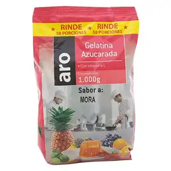 Makro Gelatina polvo aro mora azucarada 1000g oferta