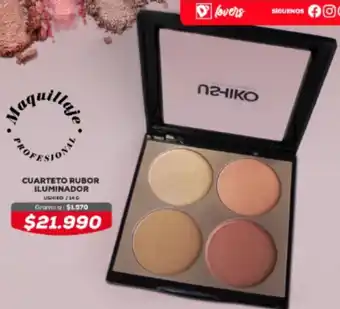 Tiendas D1 Us-iiko Cuateto Rubor Iluminador oferta