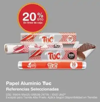 Makro Papel Aluminio TUC oferta