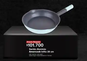 Makro Sartén Aluminio Amercook Infito 28cm oferta
