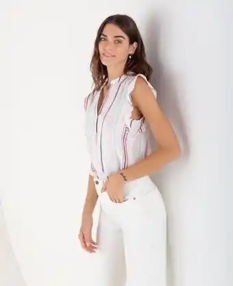 Naf Naf Camisa con boleros en mangas oferta