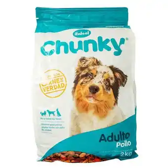 Superdroguería Olímpica Alimento para perros chunky pollo adulto 2 kg oferta