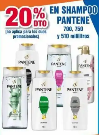 Alkosto En Shampoo Pantene 700,650 y 510ml oferta