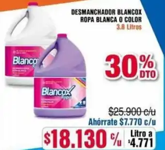 Alkosto Desmanchador Blancox Ropa Blanca o Color 3,8L oferta