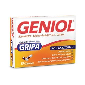 Cruz verde Geniol gripa cápsulas caja x 10 oferta