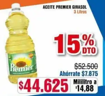 Alkosto Aceite Premier Girasol 3L oferta