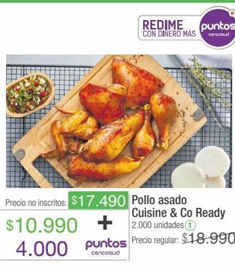 Jumbo Pollo asado cuisine & co ready oferta