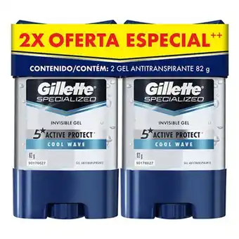 Makro Desodorante gillette gel cool wave 82gx2u oferta