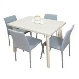 Falabella Juego de comedor 4 personas rectangular plus oferta