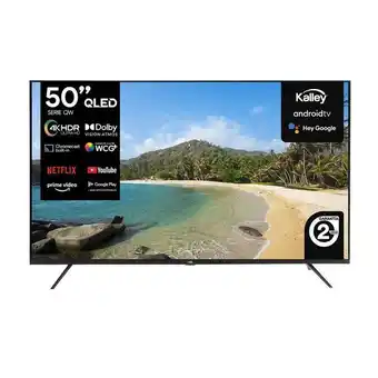 Kalley Tv kalley 50 pulgadas 127 cm k-atv50uhdqw 4k-uhd qled plano smart tv android oferta