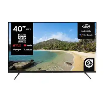Kalley Tv kalley 40 pulgadas 102 cm k-atv40fhdw fhd led plano smart tv android oferta