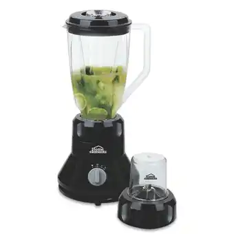 Makro Licuadora home elements 2v ngr + picatodo oferta