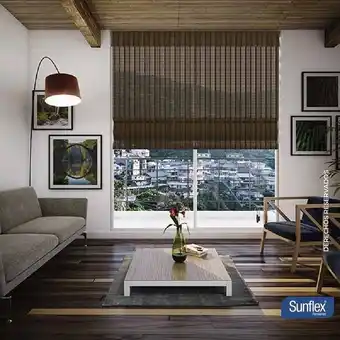 Persiana romana bambú sunflex
