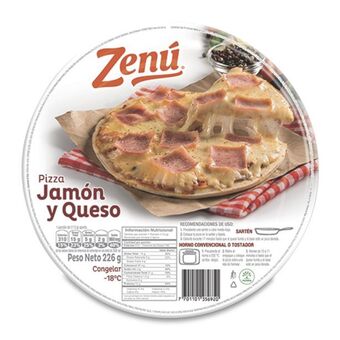 Makro Pizza jamon y queso zenu 226g oferta