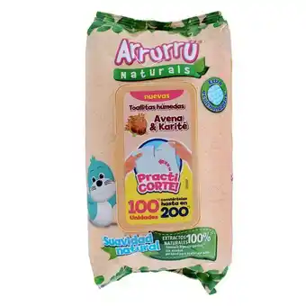 Makro Toallita humeda arrurru avena practicorte 100u oferta