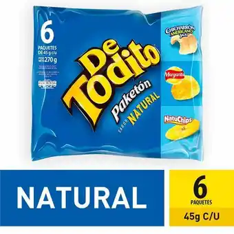 Superdroguería Olímpica Pasaboca detodito natural paketon 300 g oferta
