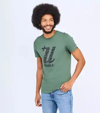 Stirpe Simón camiseta unicolor con estampado y silueta slim unser oferta