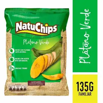 Superdroguería Olímpica Pasaboca natuchips plátano verde 135 g oferta