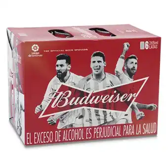 Makro Cerveza budweiser lata 269mlx6u oferta