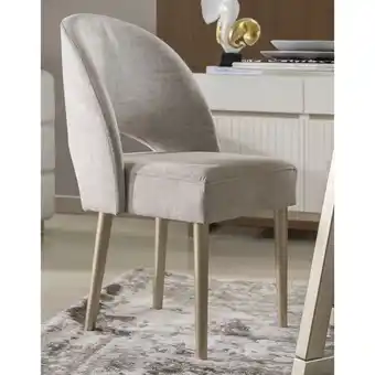 Muebles Jamar Silla comedor lisboa velvet atlas marmol,champaña oferta