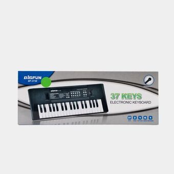 Panamericana Teclado electrónico infantil de 37 teclas, negro oferta