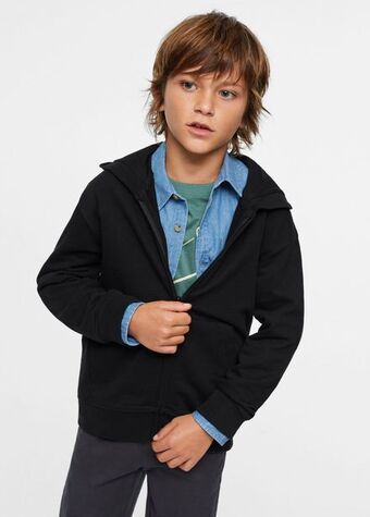 Mango Sudadera capucha cremallera oferta