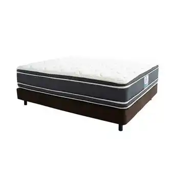 Alkosto Combo dormiluna: colchón resortado king mercurio top 200 x 200 cm + base cama café oferta