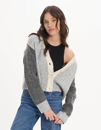 American Eagle Cardigan ae colorblock oferta