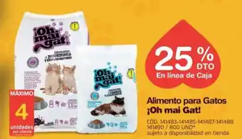 Makro Alimento para Gatos Oh Mai Gat! oferta