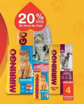 Makro Alimento y Arena para Gatos Mirringo oferta