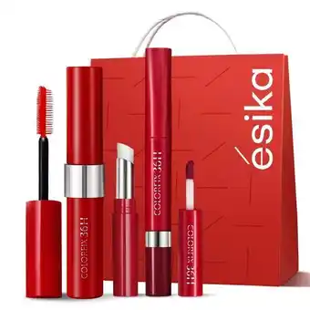 Ésika Set labial colorfix duo tattoo + máscara colorfix ultimate volume oferta