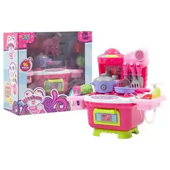 Set de cocina rosada con accesorios sfl