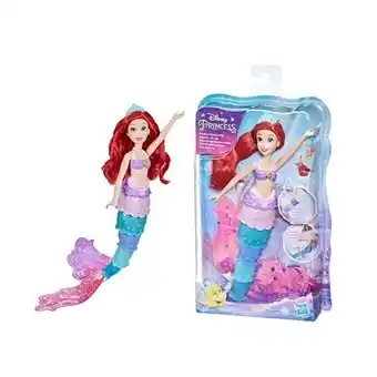 Alkosto Muñeca ariel magia multicolor disney princess oferta