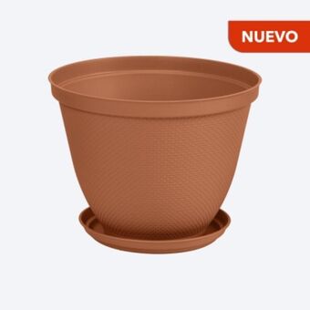Matera redonda rafia 30 cm con plato