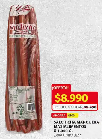 Ara Salchicha Manguera Maxia Alimentos 1000g oferta