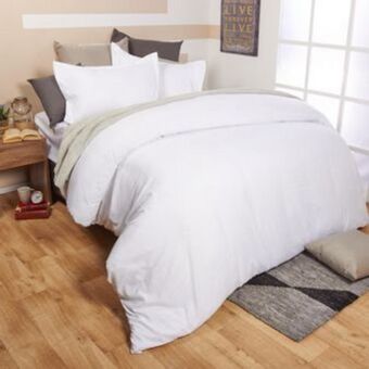 Brissa Forro para plumón embosado en tela satin 1 cm blanco oferta