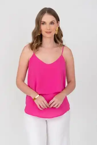 Unipunto Blusa de tiras en capas oferta