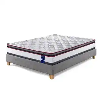 Alkosto Combo colchón eldorado queen tahoma 160 x 190 cm + cama suiza plomo oferta