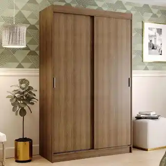 Éxito Closet tokio madesa 2 puertas corredizas y 2 cajones marron oferta