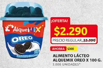 Ara Alimento Lácteo Alquemix Oreo 100g oferta