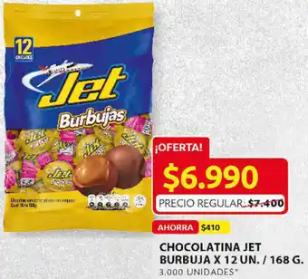 Ara Chocolate Jet Burbuja 12un/ 168g oferta