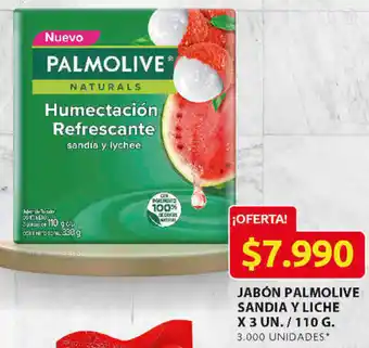 Ara Jabón Palmolive Sandia y Liche x 3un/110g oferta