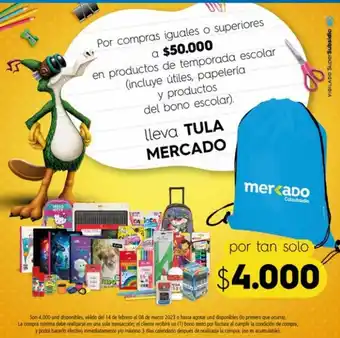 Colsubsidio Lleva Tula Mercado oferta