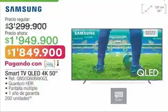 Jumbo Smart tv 4k 50'' samsung oferta