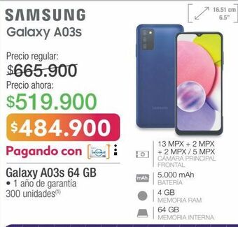 Jumbo Celular samsung galaxy a03s oferta