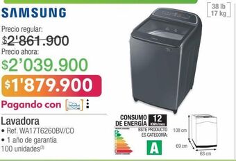 Jumbo Lavadora samsung 17kg oferta