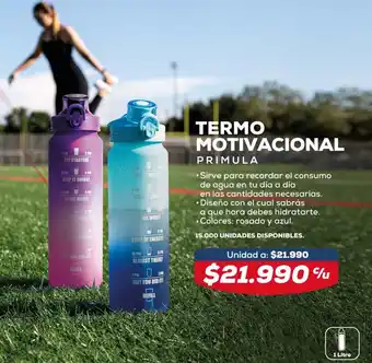 Tiendas D1 Termo Motivacional Primula oferta