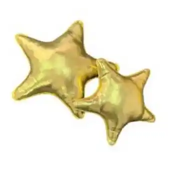Falabella Cojín decorativo navideño estrella x2 dorado oferta